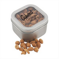 Large Window Tin with Honey Roasted Peanuts